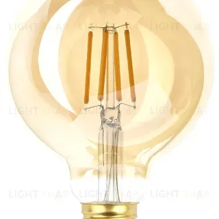 Лампа светодиодная Эра E27 7W 2400K F-LED G95-7W-824-E27 gold Б0047662