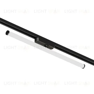 Трековый однофазный светильник Denkirs Strom DK6648-BK