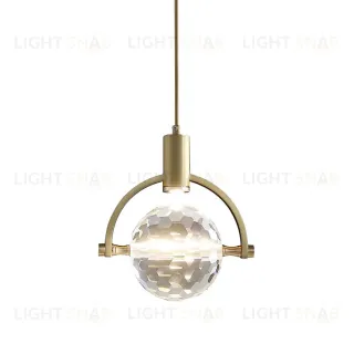 Подвесной светильник DeLight Collection 2121P/A brass/clear