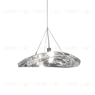 Подвесной светильник DeLight Collection Manta 2049P/D300 silver/clear