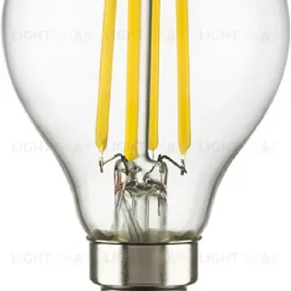 Лампа светодиодная филаментная Lightstar LED Filament E14 6W 3000K груша прозрачная 933802