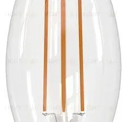 Лампа светодиодная филаментная Volpe E14 6W 3000K прозрачная LED-CW35-6W/3000K/E14/CL/SLF UL-00008336