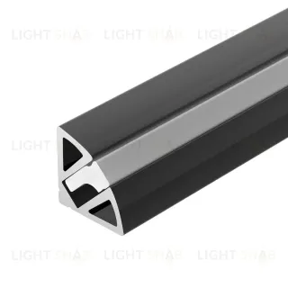 Алюминиевый профиль Arlight SL-KANT-H11-2000 ANOD BLACK 044086
