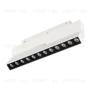 Трековый магнитный светильник Arlight MAG-ORIENT-DOTS-FOLD-S230-12W Day4000 (WH, 30 deg, 48V) 045034