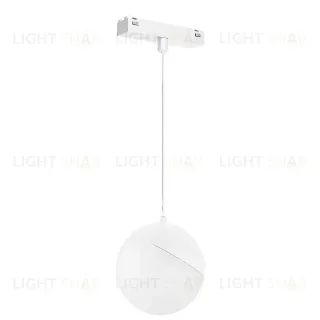 Трековый магнитный светильник Arlight MAG-VIBE-EMISFERO-HANG-R100-6W Day4000 (WH, 130 deg, 48V) 044455