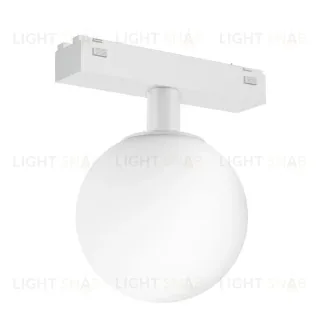 Трековый магнитный светильник Arlight MAG-VIBE-SFERO-R120-6W Warm3000 (WH, 235 deg, 48V) 044458