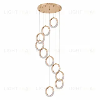 Каскадная люстра Arte Lamp Montana A7777SP-10GO