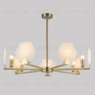 Люстра на штанге Eurosvet Marble 60158/7 латунь Smart a065050