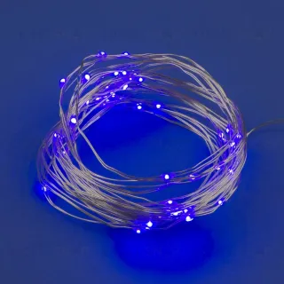 Гирлянда Uniel ULD-S0200-020/SСB/2AA PURPLE IP20 DEW UL-00010897