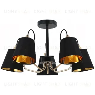 Люстра на штанге Illumico IL6120-5COU-79 BK GD
