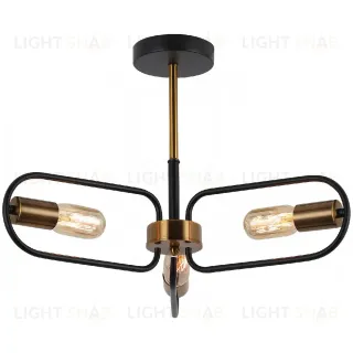 Люстра на штанге Illumico IL8253-3COU-79 BK GD