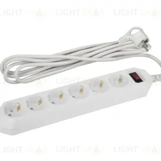 Сетевой фильтр ЭРА USF-6es-5m-W-Box Б0037264