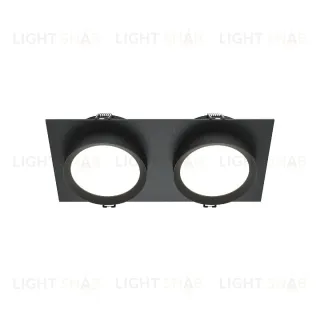 Встраиваемый светильник Maytoni Hoop DL086-02-GX53-SQ-B