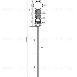 Торшер Maytoni Pattern MOD267FL-L32G3K