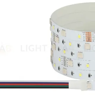 Светодиодная лента Эра 12В 5050 14,4Вт/м RGB+6500K 5м IP20 LS5050-14,4-60-12-RGB+W(6500)-IP20-1 year-5m Б0059911