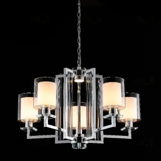 Подвесная люстра iLamp King RM6201-5 CR+CL