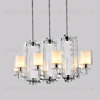 Подвесная люстра iLamp King RM6201-8P CR+CL