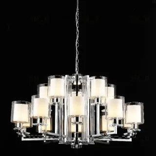 Подвесная люстра iLamp King RM6201-10+5 CR+CL