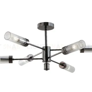 Люстра на штанге iLamp Evolution 15609-6 AN+CL