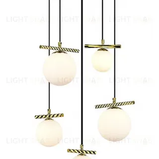 Каскадная люстра iLamp Golden 2134-6D BR+MBK
