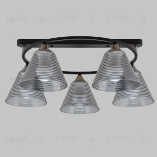 Потолочная люстра IMEX MD.5948-5-S-BK+AB