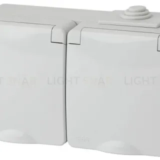 Розетка ЭРА Эксперт 2х2P E IP65 16A 250V 11-2603-03 Б0035991