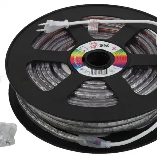 Светодиодная лента Эра 220В 5050 14,4Вт/м RGB 20м IP67 LS5050-14,4-60-220-RGB-IP67-20m Б0043097