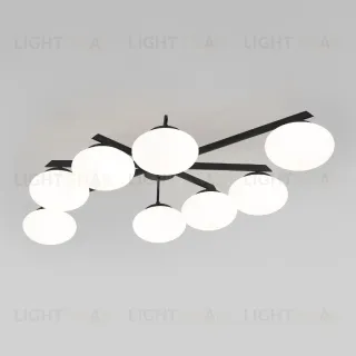 Потолочная люстра Eurosvet Opaline 70220/8 черный Smart a065767