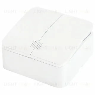 Выключатель двухклавишный Stekker София MSW10-21-01 49290
