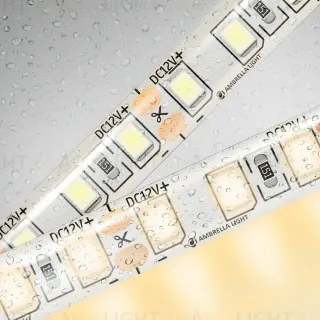 Светодиодная лента Ambrella Light LED Strip 12В 2835 9,6Вт/м 3000K 5м IP65 GS1201