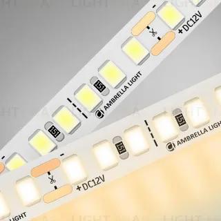 Светодиодная лента Ambrella Light LED Strip 12В 2835 14,4Вт/м 3000K 5м IP20 GS1301