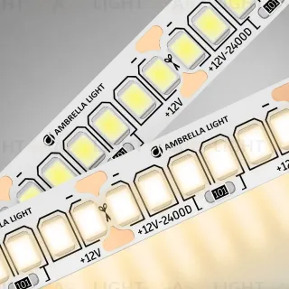 Светодиодная лента Ambrella Light LED Strip 12В 2835 17Вт/м 3000K 5м IP20 GS1401