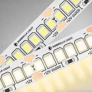 Светодиодная лента Ambrella Light LED Strip 12В 2835 19,2Вт/м 3000K 5м IP20 GS1501