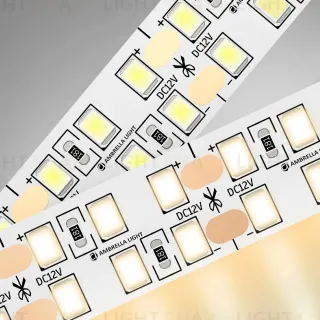 Светодиодная лента двухрядная Ambrella Light LED Strip 12В 2835 19,2Вт/м 3000K 5м IP20 GS1601