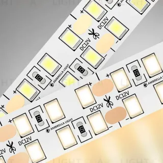 Светодиодная лента двухрядная Ambrella Light LED Strip 12В 2835 24Вт/м 3000K 5м IP20 GS1701
