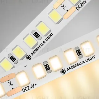 Светодиодная лента Ambrella Light LED Strip 24В 2835 14,4Вт/м 3000K 5м IP20 GS3201