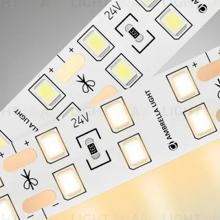 Светодиодная лента двухрядная Ambrella Light LED Strip 24В 2835 20Вт/м 3000K 5м IP20 GS3601