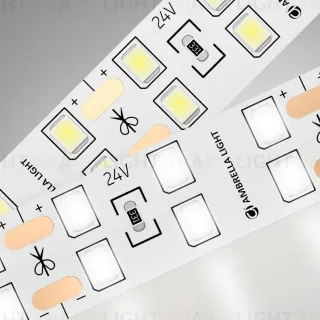Светодиодная лента двухрядная Ambrella Light LED Strip 24В 2835 20Вт/м 4500K 5м IP20 GS3602