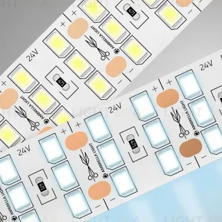 Светодиодная лента трехрядная Ambrella Light LED Strip 24В 2835 26Вт/м 6500K 5м IP20 GS3903