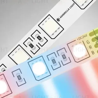 Светодиодная лента Ambrella Light LED Strip 24В 5050 14,4Вт/м RGB 5м IP20 GS4302