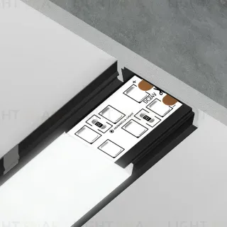 Алюминиевый накладной профиль Ambrella Light Alum Profile GP1800BK