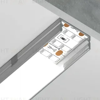 Алюминиевый накладной профиль Ambrella Light Alum Profile GP2001AL