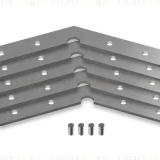 Соединитель угловой (5 шт.) Ambrella Light Profile System GP8054