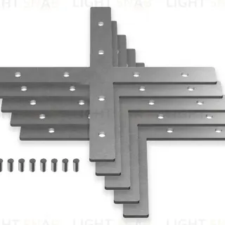 Соединитель Х-образный (5 шт.) Ambrella Light Profile System GP8057