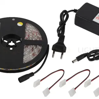 Комплект светодиодной ленты Эра 12В 5050 14,4Вт/м 2700K 5м IP65 5050kit-14,4-60-12-IP65-2700-5m Б0043069