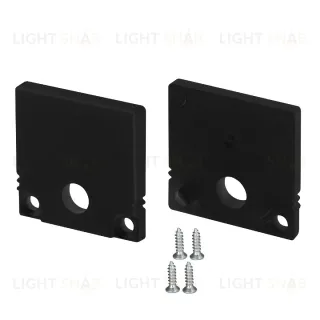 Заглушка Arlight SL-SLIM20-H20 BLACK с отверстием  047637