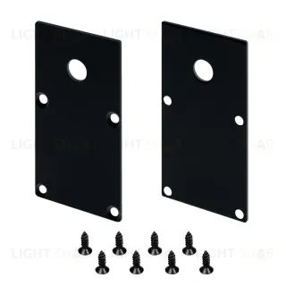 Заглушка Arlight LINE-S-3667 BLACK с отверстием 042915