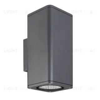 Уличный настенный светильник Arlight LGD-EVO-WALL-TWIN-S100x100-2x12W Warm3000 (GR, 44 deg, 230V) 046195