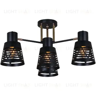 Потолочная люстра Reluce 06074-3.3-04 BK+FG