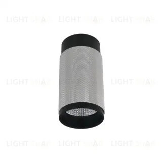 Накладной светильник iLedex Delta 1954-10W-3000K-36 BK+SL